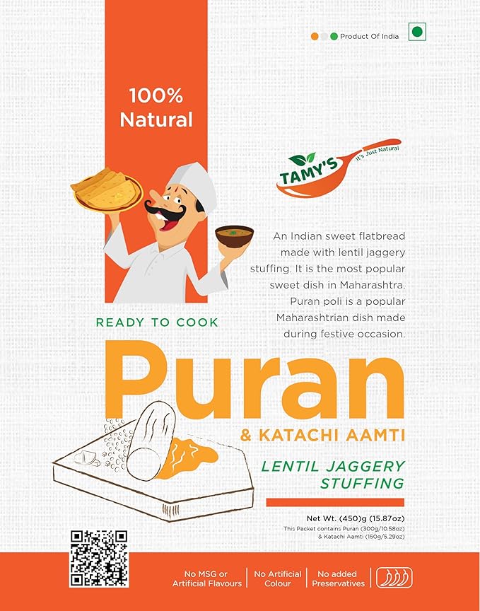 Puran Poli & Katachi Amti - Ready To Cook